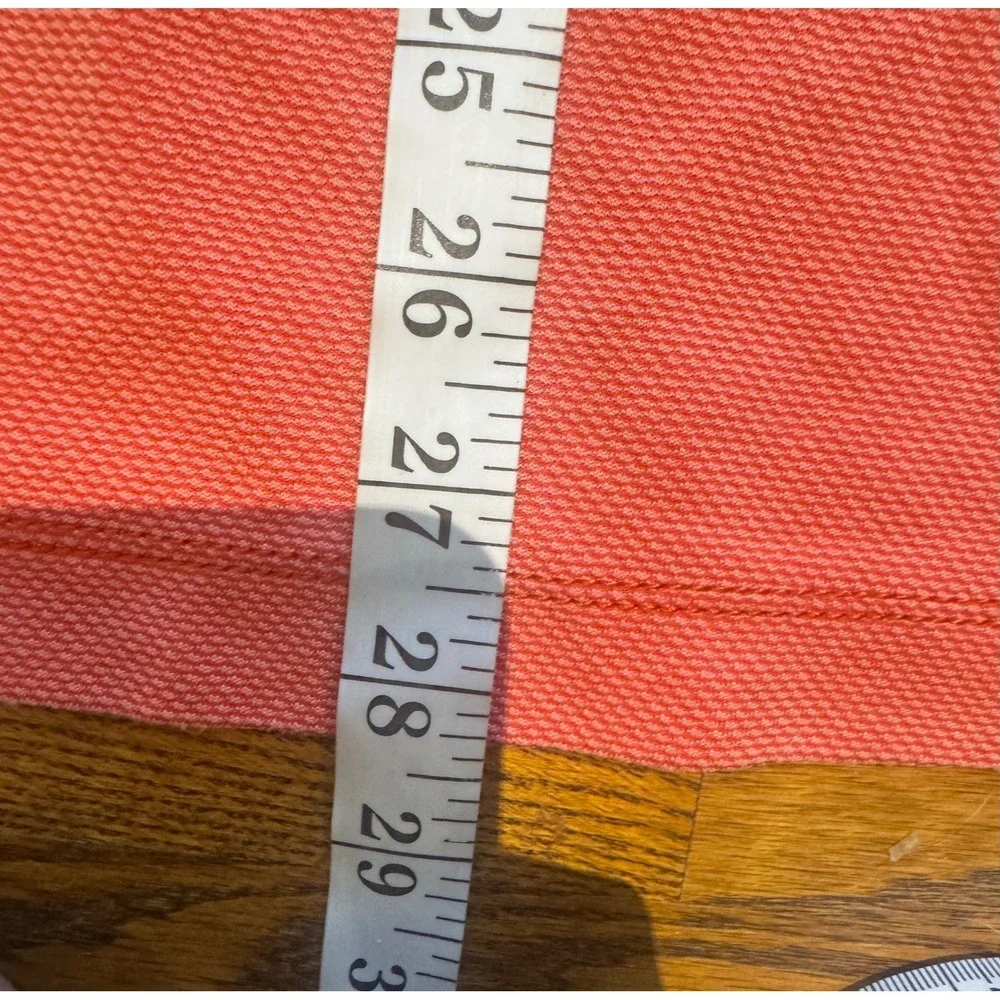 Johnston & Murphy Mens Coral Pink Modal Blend Short Sleeve Polo Shirt Size M‎
